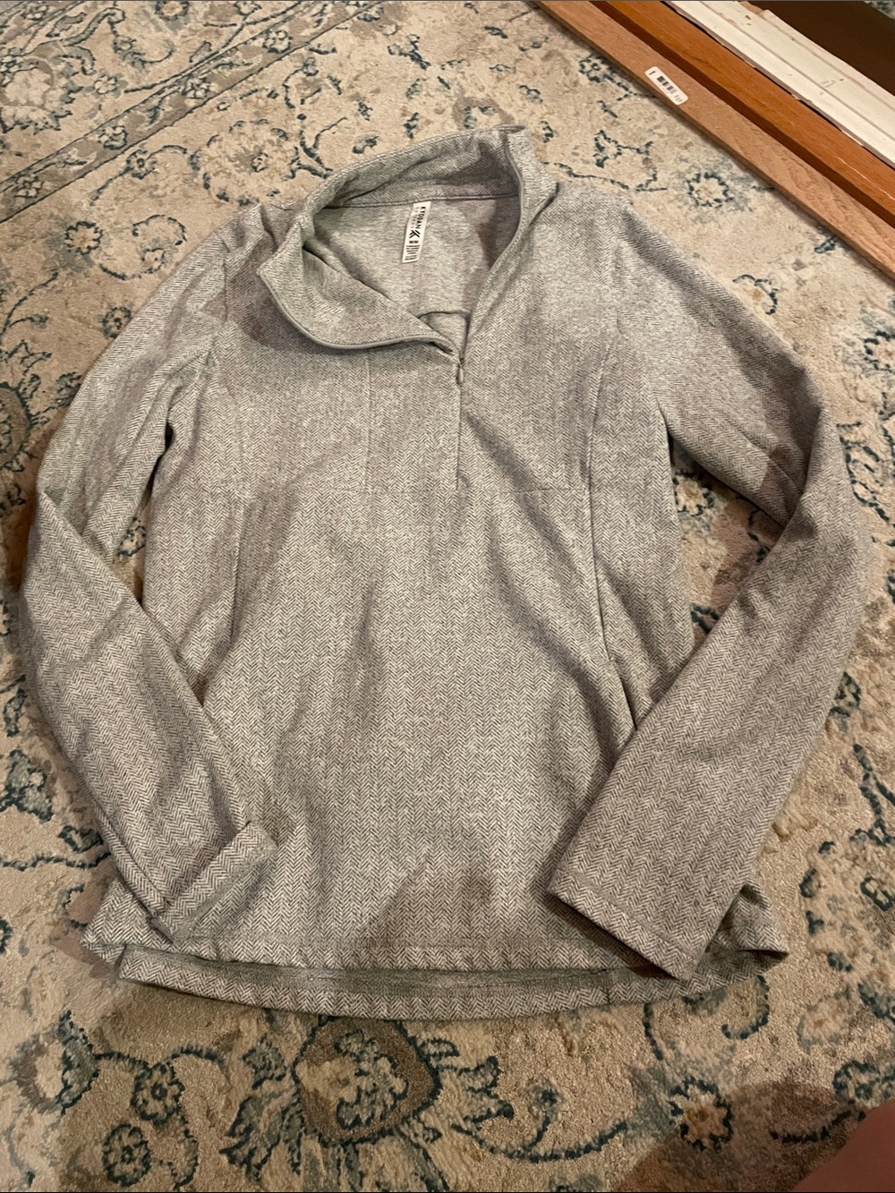 Kyodan Light Gray Cowl Neck Pullover Sweater